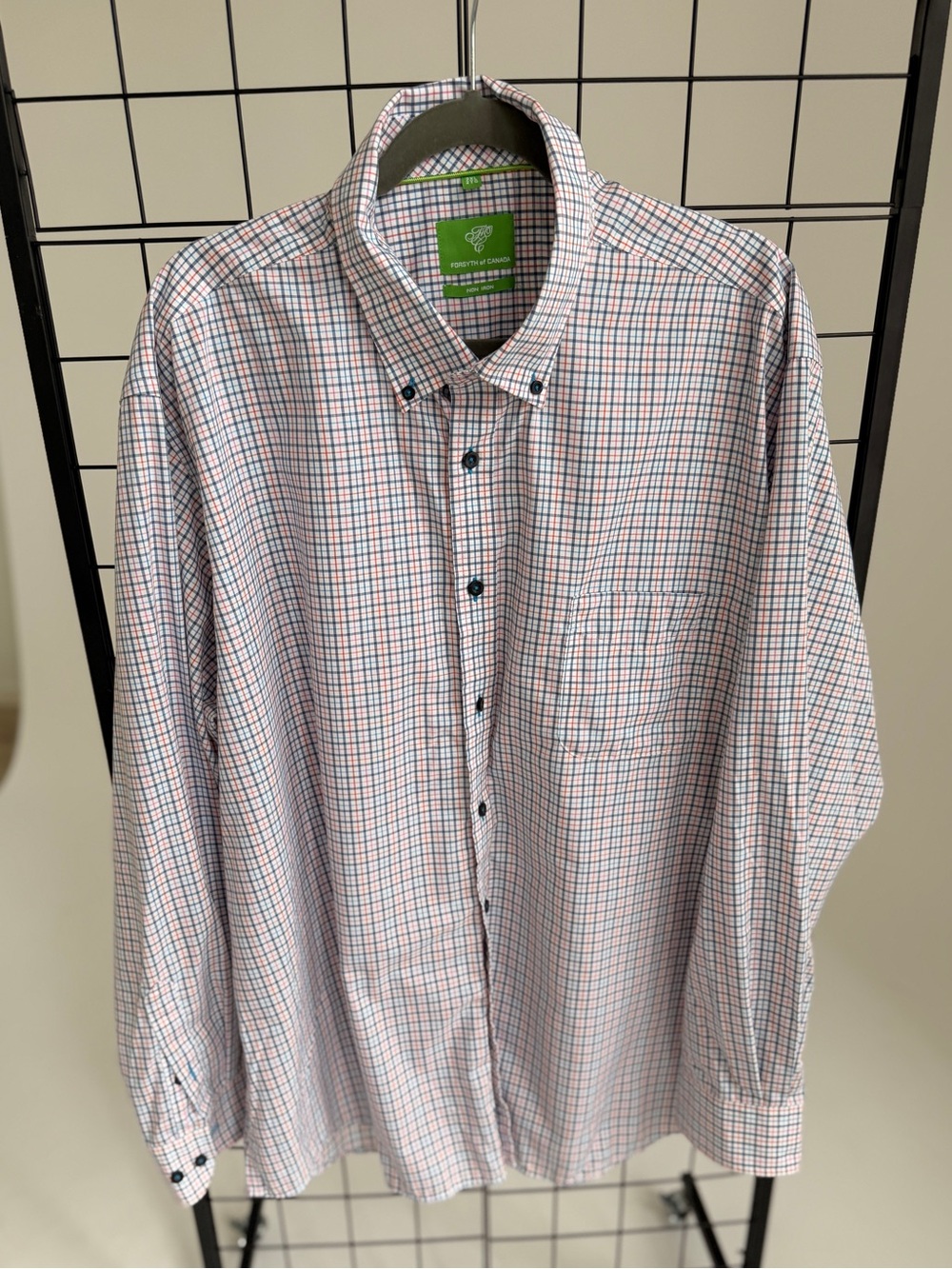 Forsyth of Canada  Button-Down Long Sleeve Check Shirt